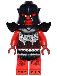 LEGO Minifigure-Crust Smasher - Torso with Scaled Armor-Nexo Knights-NEX043-Creative Brick Builders
